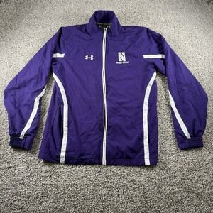 Northwestern Wildcats Under Armour‎ Spirit Squad Jacket Small Full Zip Cheer
